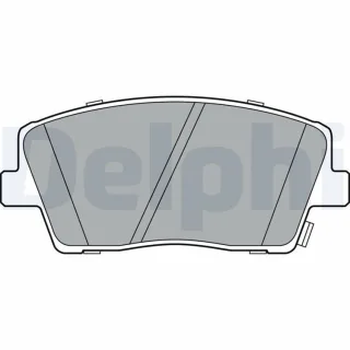 Delphi Bremsbel?ge vorne GENESIS G70 Kia Stinger 2,0