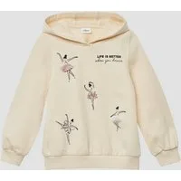 s.Oliver Sweatshirt Sweatshirt Kuscheliger Hoodie mit Artwork