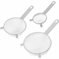 WESTMARK Teesieb Westmark Sieb-Set 3tlg., Teesieb à 7 cm, Haushaltssieb à 14 cm + à 17, PP, PE