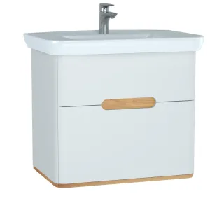 Vitra Sento Set 78 cm, 2 Laden, Weiß Matt, 60824 60824