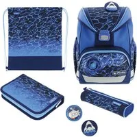 Herlitz Schulranzen Schulranzen UltraLight Plus Polyesther 280x360x210mm Blue Shark
