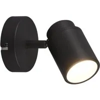 TRIO Leuchten LED Wandstrahler, Dimmfunktion, LED wechselbar, Warmweiß, innen Badezimmer-Lampe Badleuchten Spiegel-leuchten schwenkbar Ø10,5cm