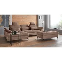 OTTO home Ecksofa Costello L-Form, B: 301 cm mit Sitztiefen-, Armteilverstellung &, 3 Nierenkissen, optional Bettfunktion & Bettkasten