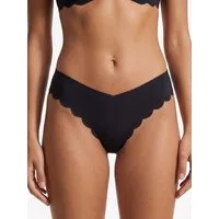 Elegant Love Tangaslip Bequeme Slips, Sexy Unterwäsche, nahtlose Panties, Brasilslips (1-St) Höschen Lingerie für Damen, Unterhosen mit Muschelsaum