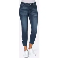 Witt Bequeme Jeans 7/8-Jeans leicht vertieft
