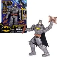 Batman 30 cm Deluxe-Actionfigur mit Schlag- und Wurffunktion, Spielfigur 5 Ausrüstungsgegenstände, Licht- und Soundeffekte