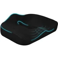MC Star Sitzkissen Orthopädisches Sitzkissen Ergonomisches Sitzkissen für Bürostuhl, Auto & Co., Steißbeinkissen aus Memory Schaum für Steißbein, Ischiasz