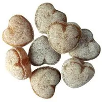 Eduard Edel Süßigkeit, Edel Cola Herzen dunkelbraune Bonbons ungefüllt und ungewickelt 150g