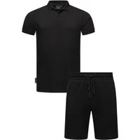 Ragwear Poloshirt Set Porpi (2-tlg) Modisches Herren Set aus Hemd und kurzer Hose