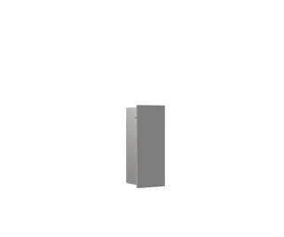 emco Bürstengarnitur -Modul asis pure Türanschlag rechts, Unterputz, 435 mm, diamantgrau matt, 97555 975551505