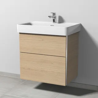 Sanipa 3way Waschtischunterbau zu Laufen Pro S Waschtisch mit 2 Auszügen, Eiche-Nordic BR76748