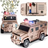 COIL Spardose Elektronisches Spardose, Sparschwein, Safe, Sparschwein, Banknoten und Münzen, Soundeffekte