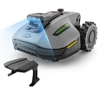 Mammotion Rasenmähroboter YUKA Mini 2 800 Mähroboter ohne Begrenzungskabel, bis 800 m² Rasenfläche, DropMow, Auto-Kartierung, Kantenschneiden, mit Garage, 4G-Modul, APP
