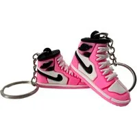 soma Schlüsselanhänger Bagclip Kinder Mini Sneaker rosa, Schlüsselanhänger Haustierschlüsselanhänger Geschenk Hund Frau Herren