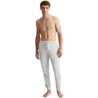 Marc O'Polo Pyjamahose Heavy Jersey mit dezentem Logodruck
