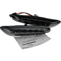 BRANDT AUTOMOTIVE KFZ-Ersatzleuchte Auto Seitenblinker Set LED Blinker + Kabel Schwarz, für BMW 1er E81 (09.04-10.11), 1er E82 (Nicht für M Coupe) (10.07-...