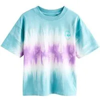Next T-Shirt Batik-T-Shirt mit kurzen Ärmeln (1-tlg)