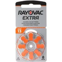 RAYOVAC Rayovac HA13 PR48 Hörgeräte Batterien Extra Advanced 8er Sparpack 6 Batterie, (1,4 V)