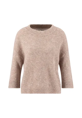 FYNCH-HATTON - PULLOVER 3/4 HAIRY MELANGE *RWS silky rose - Gr. - M
