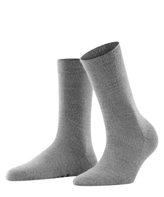 FALKE - FALKE Softmerino Damen light grey mel. - Gr. - 39.5