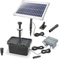 esotec Teichfilter 8/400 Solar Unterwasserfilter-Set + LED + 4Ah LiFePO4-Akkubox 100951 (Komplettset)