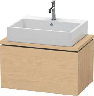 Duravit L-Cube Konsolenwaschtischunterbau wandhängend Natur Eiche Matt 720x477x400 mm - LC580103030 LC580103030