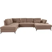 OTTO home Wohnlandschaft Costello U-Form, B: 363 cm mit Sitztiefen- & Armteilverstellung, optional Bettfunktion & Bettkasten