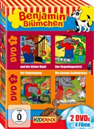 Benjamin Blümchen - Der kleine Hund/Das Regenbogenfest/Der Geheimgang/Die kleinen Schildkröten [2 DVDs]