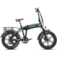 JOBOBIKE E-Bike Klapprad 20 Zoll, Faltrad, 48V 720Wh, 120km, mit Blinkern & Bremslicht, Fatbike, 7 Gang Shimano, Kettenschaltung, Heckmotor, 720 Wh, (Mountainbike, LCD-Farbdisplay, 5 Stufen, Hydr. Scheibenbremse), Mountainbike, MTB, Hydr. Bremse, Ele