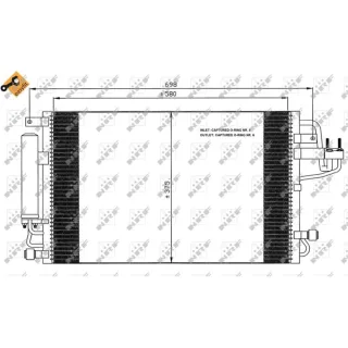 NRF Klimakondensator + Trockner Hyundai Tucson Kia Sportage 35600