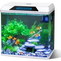 nobleza Aquarien-Set Mini Aquarium Komplettset Aquarien-Set Nano Aquarium