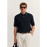 bugatti Poloshirt kurzarm gestrickt in Regular Fit