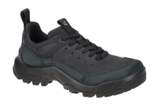 Ecco 82234451052 Offroad Schn?r Halbschuhe Herren schwarz Nubuck Gummisohle