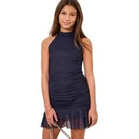 LIPSY Partykleid Lipsy Glitzerndes Bodycon-Neckholder-Kleid (1-tlg)