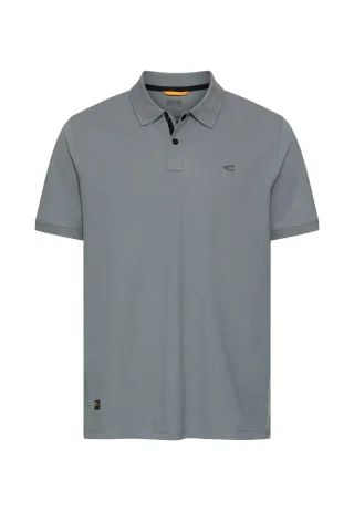 camel active - Poloshirt mit Druckknöpfen stormy blue - Gr. - XL