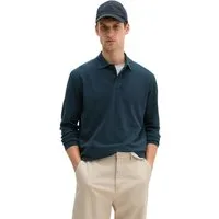 Marc O'Polo Langarm-Poloshirt Piqué regular fit aus Bio-Baumwolle mit Elasthan