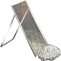 BRISTA Gartensieb, Durchwurfsieb Streckmetall Maschenweite 17 x 40 mm Größe 1000 x 600 mm