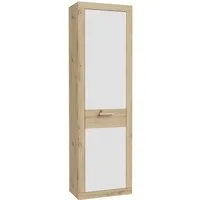 FORTE Garderobenschrank Baccio (B/H/T ca. 58,3x33,81x96,8 cm) Garderobenschrank, Rahmenoptik, Keiderstange