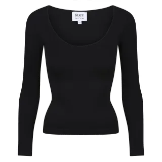 Damen Essentials Langarmshirt sculpting aus recyceltem Stretch im Everyday Fit