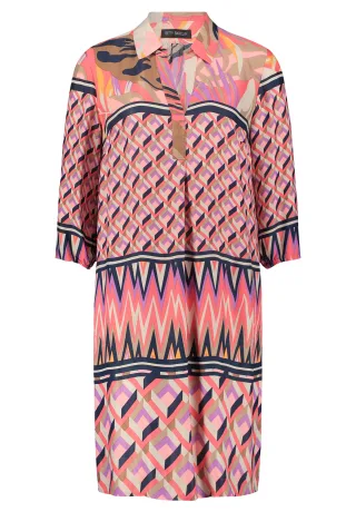 Betty Barclay - Hemdblusenkleid red/beige - Gr. - 38