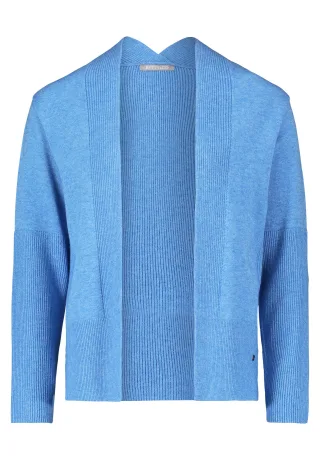 Betty & Co - Casual-Strickjacke blue melange - Gr. - 44