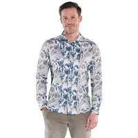 ENGBERS GERMANY Langarmhemd Herren Feines Hemd in Satin-Optik, Sand