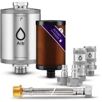 Alb Filter Wasserfilter Active Plus Trinkwasserfilter, reduziert Schadstoffe, gegen Bakterien, Kalkreduktion, Made in Germany