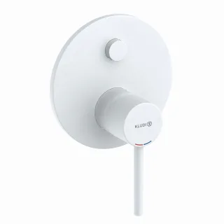 Kludi BOZZ Unterputz-Wannenarmatur Push Set m. Funktionseinh.,für 88022 mattweiß, 387595376 387595376