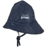 Sterntaler® Beanie Regenhut uni (1-St) Schirmmütze mit Nackenschutz und Bindeband