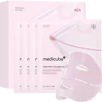Medicube Gesichtsmasken-Set medicube PDRN Pink Collagen Gel Gesichtsmaske 4 Stück a 28g Overnight