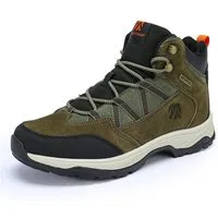 YOUTHUP Herren High-Top Freizeitschuh Wanderschuh wasserabweisend robust und atmungsaktiv