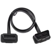 Trade-Shop OBD2-Diagnosegerät OBD2 Adapter passend für alle Fahrzeuge mit 16-Pin Diagnoseanschluss, Kabellänge: ca. 90 cm / Anschluss: 16pin OBD2 auf 16pin OBD2