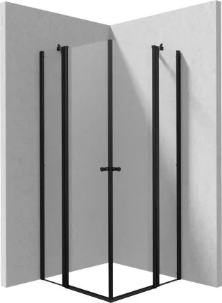 Neuesbad Duschkabine Schwarz 90X90 KTSU041P + KTSU041P NB1DEKKNNU09U091