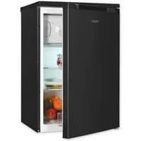 exquisit Kühlschrank KS16-4-051C, 84,5 cm hoch, 54,9 cm breit, 107 L Mini-Kombi: stufenlos regulierbar, hell & für jede Küche